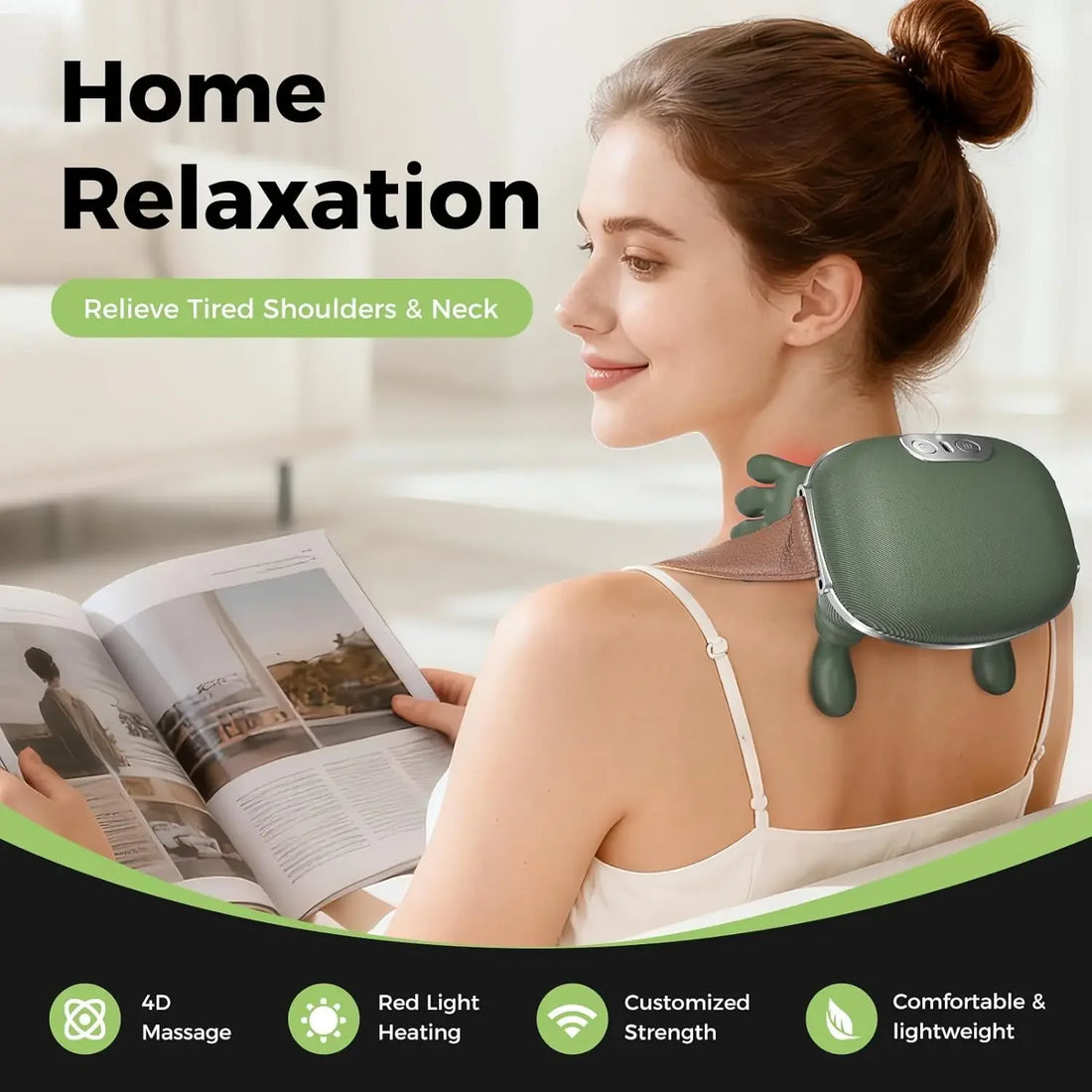 Wireless 4D Neck & Shoulder Massager