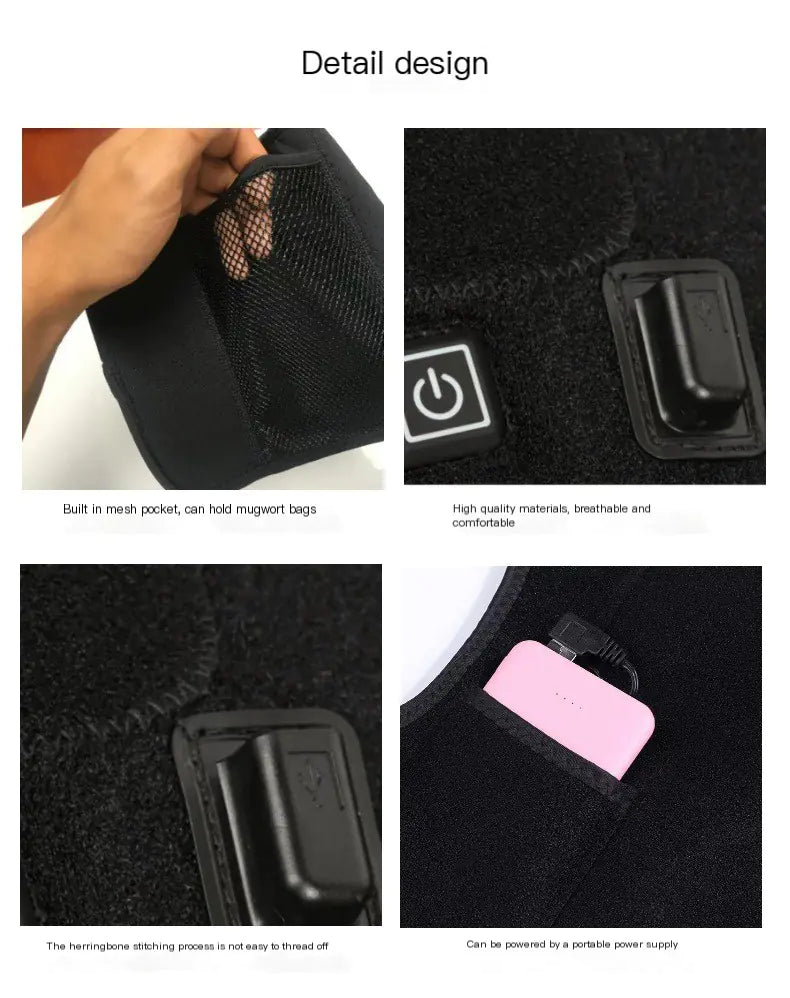 Smart USB Heated Knee Pads