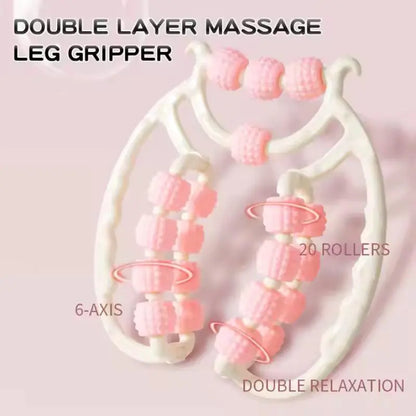 Double-Row Leg Roller Massager