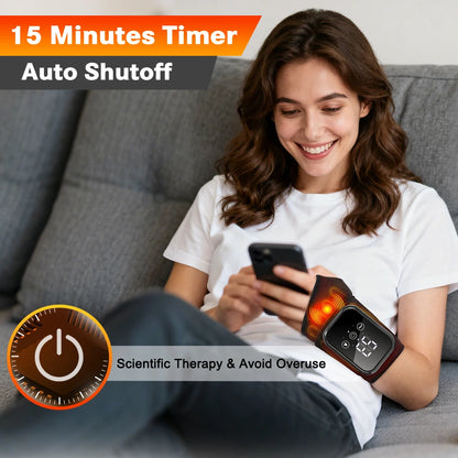 Reelaxity Electric Heated Ankle Vibration Massager