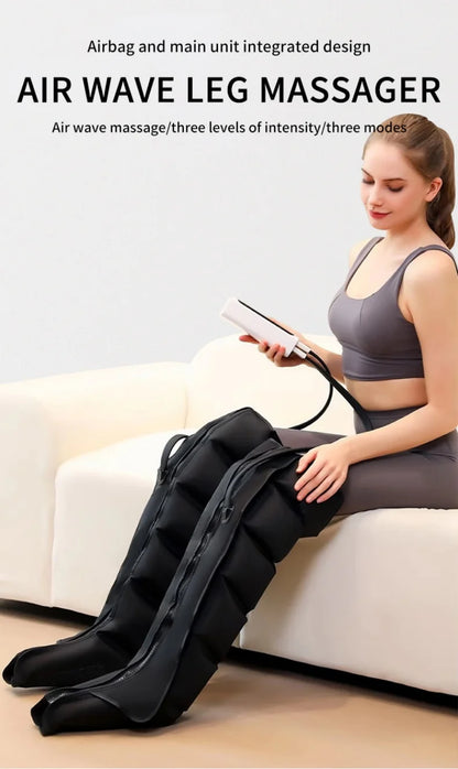 Air Pressure Leg &amp; Foot Massager Boots with Remote