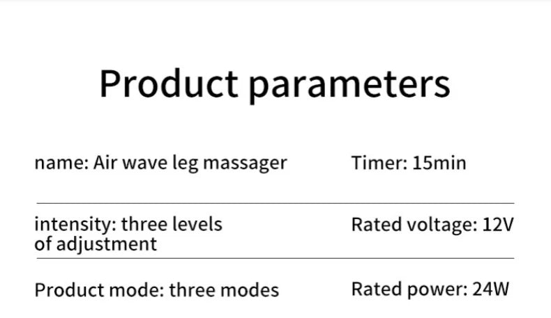 Air Pressure Leg &amp; Foot Massager Boots with Remote