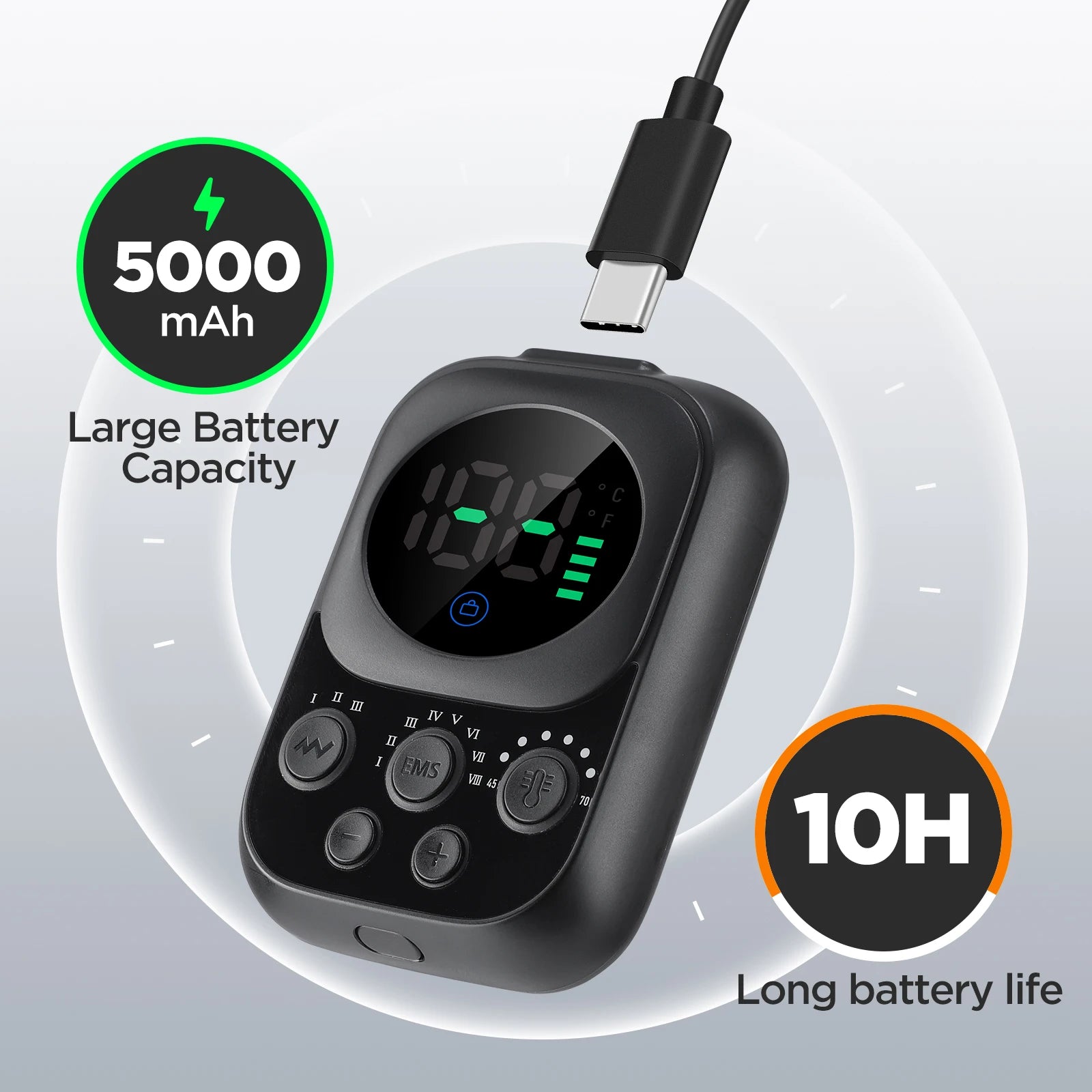 Heated Shoulder Support Brace with Massage &amp; Warmth