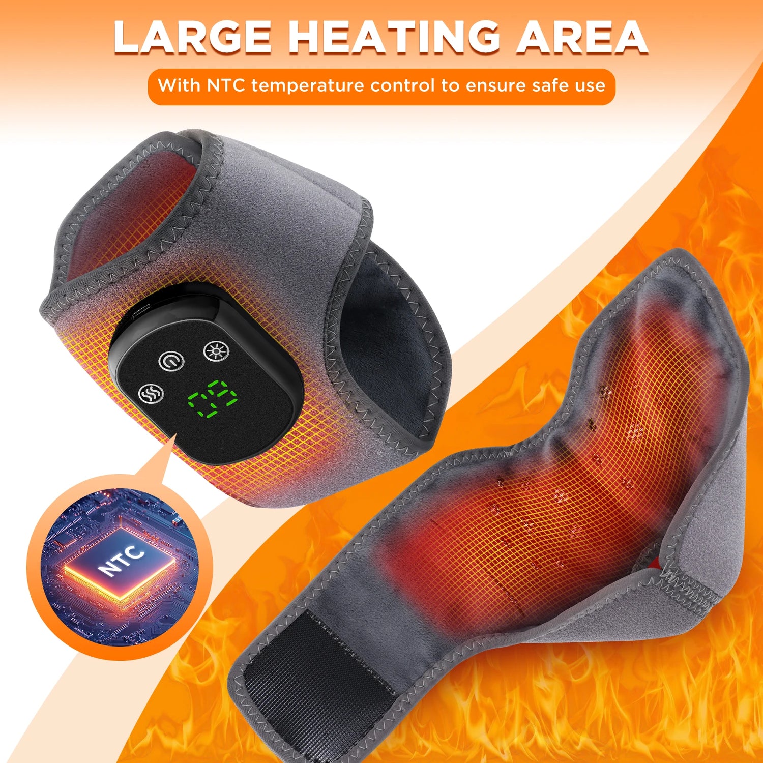 Reelaxity Electric Heated Ankle Vibration Massager