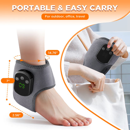 Reelaxity Electric Heated Ankle Vibration Massager